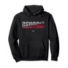 Distressed Georgia USA Pullover Hoodie