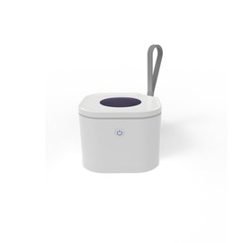 Portable Pacifier Sanitizer, Retainer Cleaner, UV-C Sanitizer Box Portable Case Holder for Pacifier, Aligner, Denture, Mouth Guards, Braces, Toothbrush Heads, Jewelry