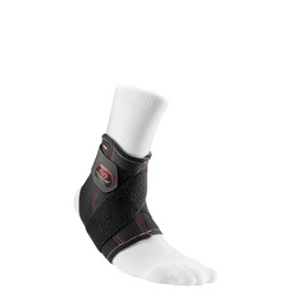 Mcdavid - Supporto per Caviglia con Laccio, Nero (Nero), L