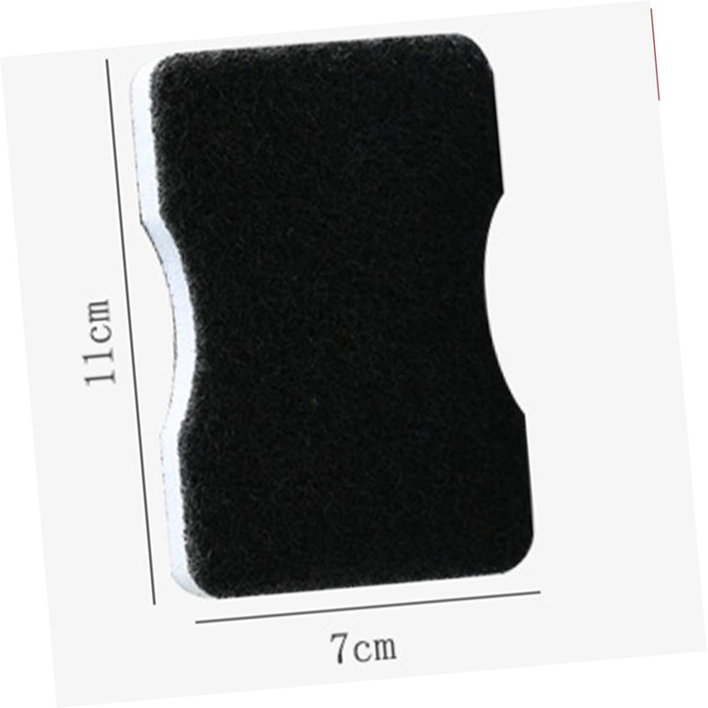OHPHCALL 2sets Black Dish Wash Sponge Kitchen Cleaning Sponge Pad