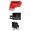 QWORK Motorcycle Bike Anti-Theft Wheel Disc Brake Lock, 2 Pack
