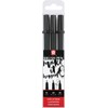 SAKURA Pigma Brush Pen Set of 3 Black