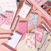 48 PCS Axolotl Ballpoint Pens Mini Spiral Notebooks Animal Pocket