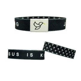 XZG Daily Devotional Bracelet Christian Daily Bible Verse Bracelet, Religious Bracelets with NFC Prayer Verse Bracelet Enabled Scripture Bracelet 2Pc