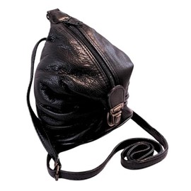 Le Sabbi Women's 30128blk Hand Bag, Black, 10x21.5x17 cm (W x H x L)