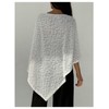 MakeMeChic Ponchos for Women Sheer Poncho Shawl Wraps Fall Sweaters