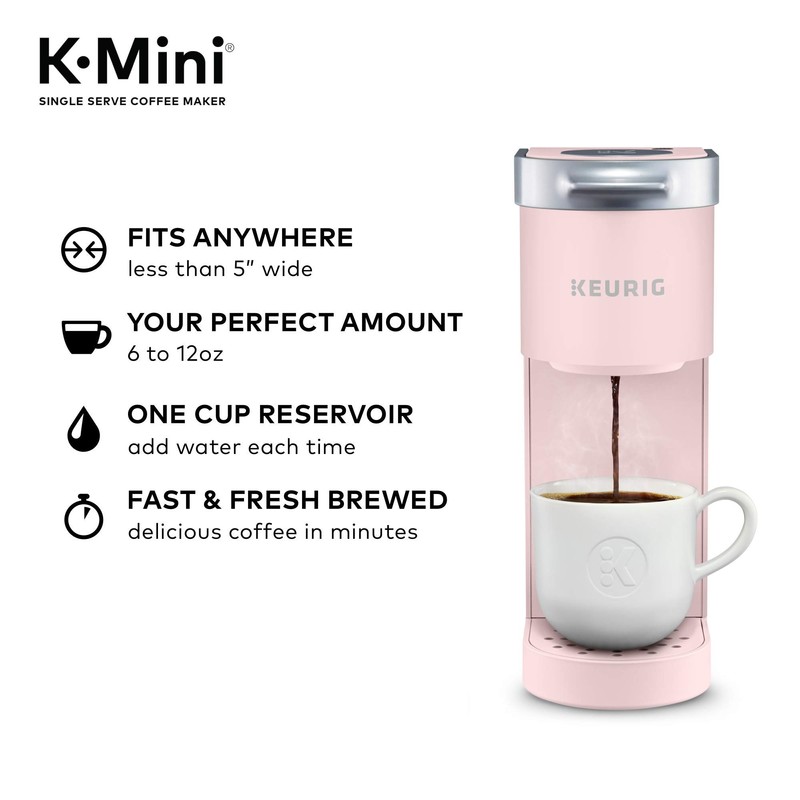 Keurig K-Mini Single Serve K-Cup Pod Coffee Maker, 6 to