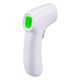 Ohm Electric Thermometer, Non-Contact Infrared Thermometer, Surface Temperature, Measuring 1 Second, Without Touch, High Temperature Alarm, Cooking Temperature, White, COK-Z300-W 08-1449 OHM