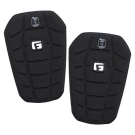 G-Form Pro-S Blade Football Shin Guards - Black Fabric, Medium
