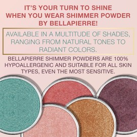 bellapierre Shimmer Powder | Paraben Free | Vegan & Cruelty Free | All Skin Types | 2.35g - Champagne
