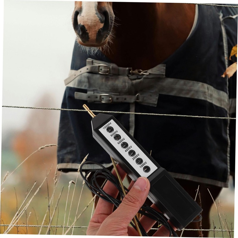 KONTONTY Fence Voltage Tester Tool for Farms and Ranches Fence