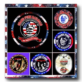 GRAND FUNK RAILROAD AMERICAN ROCK BANDFIVE KEYCHAINS