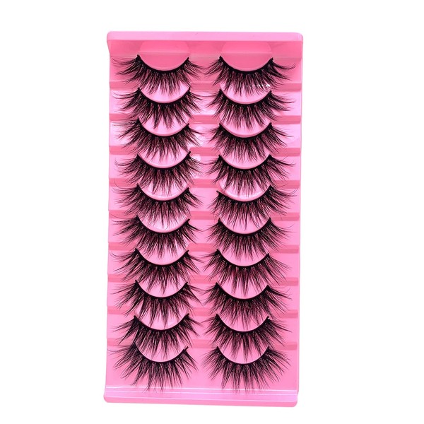 Lifernilash False Lashes for Women, Natural 3D Cat Eye lash