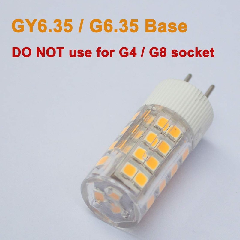 GY6.35/G6.35 AC/DC12V LED Bulb 4W Equivalent to 35-40W GY6.35 Halogen