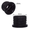 SKIR'CO (5 pcs) Black 40 x 32 mm Rubber Sleeve