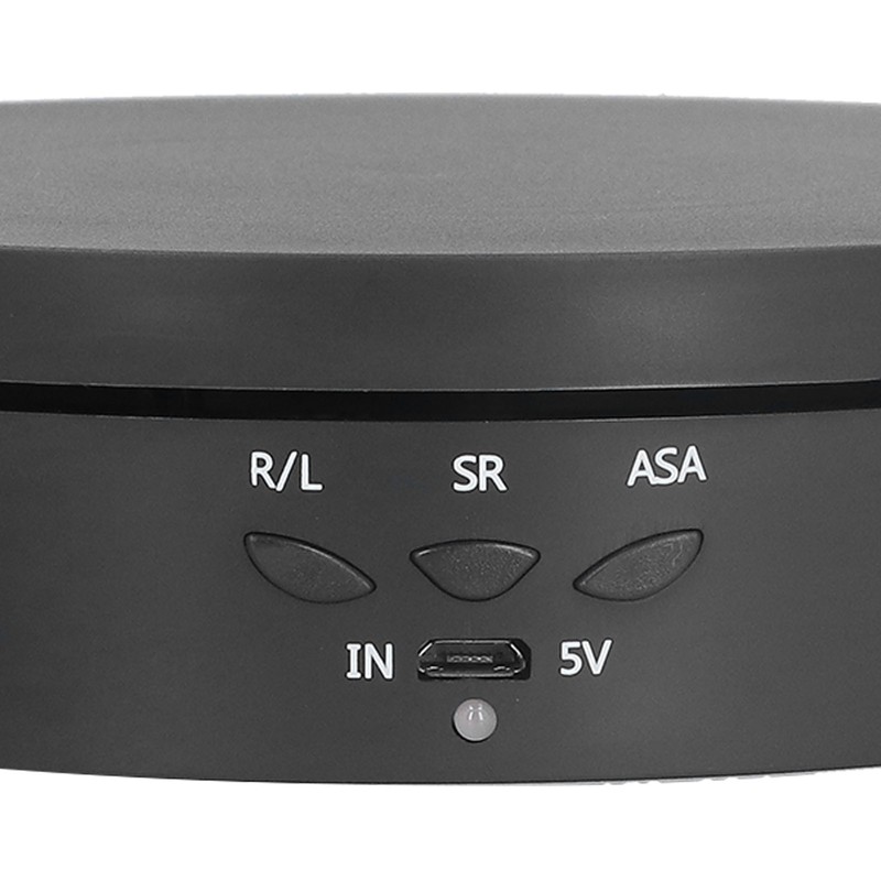 145mm 360° Round Auto Rotating Display Stand 3 Speed Control