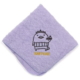 Imabari Towel Bally 10 Colors, Mini Handkerchief, 9.8 x 9.8 inches (25 x 25 cm), Bali Embroidered Handkerchief (Lilac)