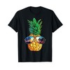 Pineapple Sunglasses Funny Aloha Beaches Hawaiian Hawaii T-Shirt