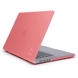 ZAGG MacBook Protection MacBook Pro 13" Case - Fits M1, M2, 2020 Intel (2 & 4 Ports) Models, Frosted Finish, Two-Piece Hard Shell Snap-on, Durable, Lightweight, Scratch-Resistant, Pink