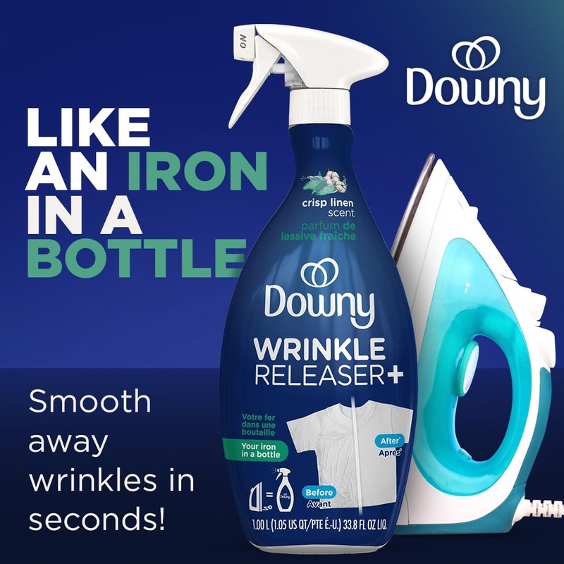 Downy Wrinkle Release Spray, Travel Size Spray, All In One