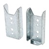 Qlvily Fence Bracket 8 Packs, Galvanized 2x4 Brackets for Wood