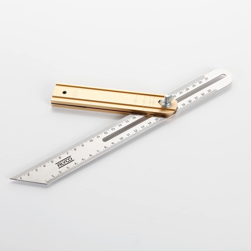 alyco 197398 – Bevel Square Stainless Steel Handle Aluminium 250