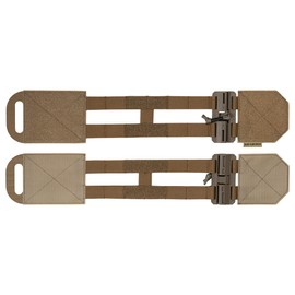 Black Gunpowder Tactical Two-Band Quick Release Cummerbund Side Belt Cumberbund Magnetic Buckles One Hand Operation Model BG-TC3 (Coyote Brown Camo)