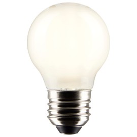 Satco 5.5-Watt LED E26 Light Bulb, 2700K, 15000 Hour Rating, Dimmable White