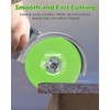ZORUNNA 4Pcs 4.5" Rock Slab Grinding Disc, Glass Cutting Disc,