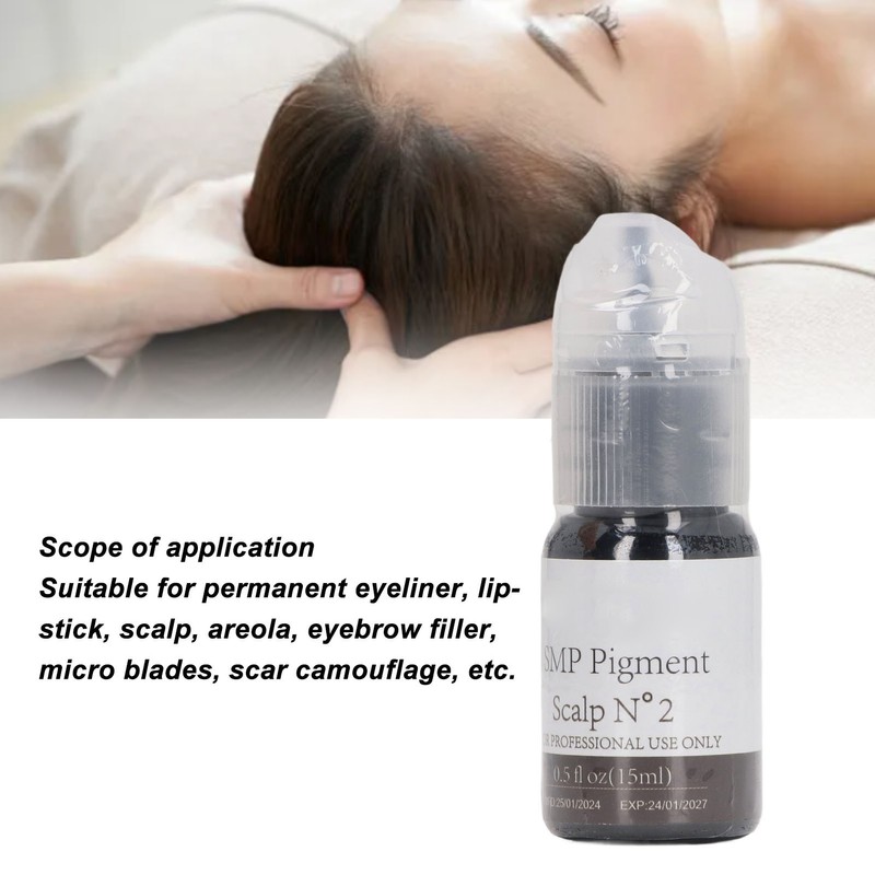 SMP Tattoo Scalp Pigment Realistic Professional Herbal Extract Tattooing Microblading