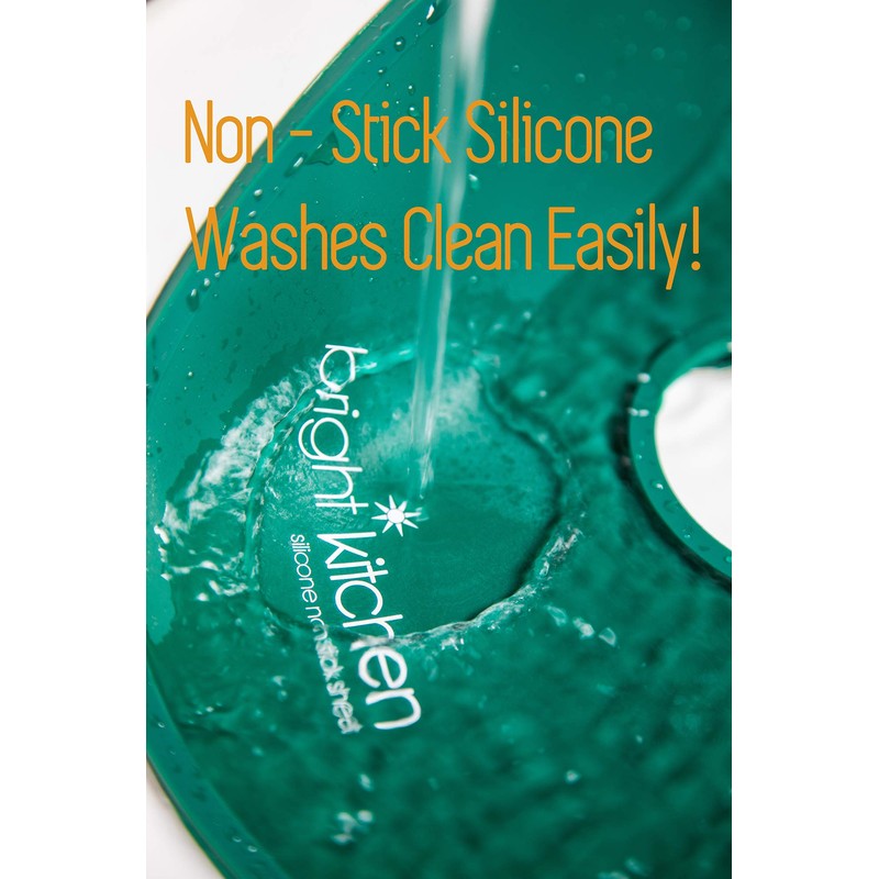 6 Silicone Dehydrator Sheets NON-Toxic for Nesco Round Dehydrators Fruit