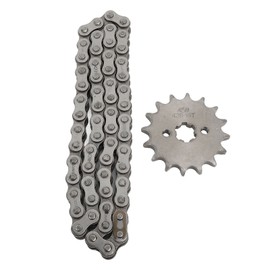 16T 17mm Gear Chain Drive Set High Performance Sprocket Chain Set for Motorcycle ATV Go Kart Bike