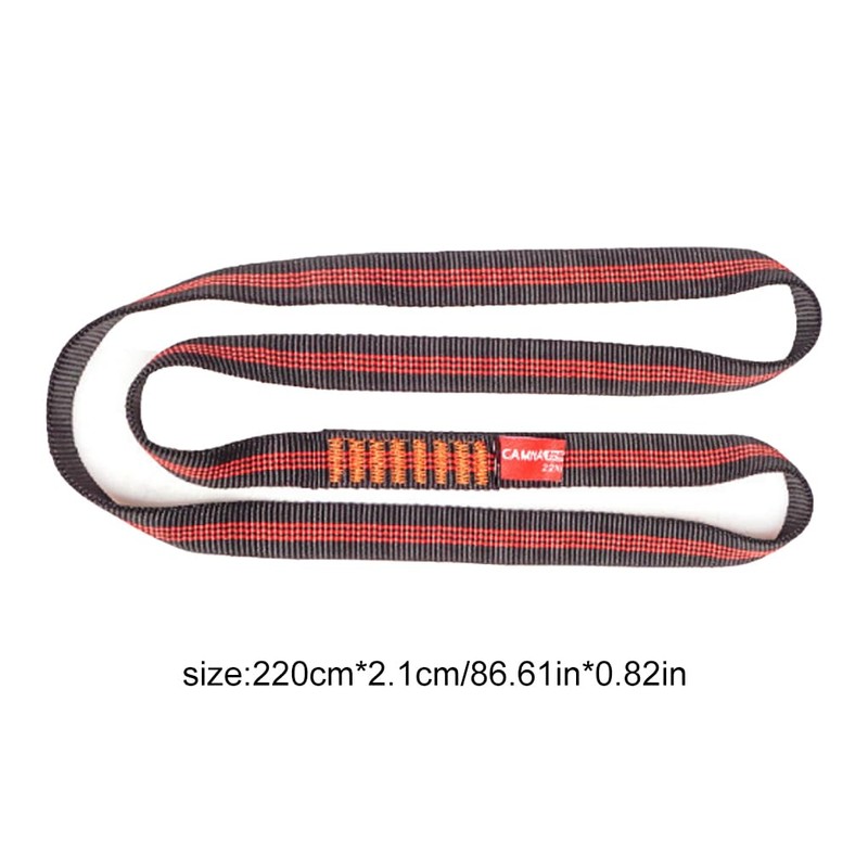 tieedhfu Outdoor Rock Climbing Gear Wear-resistant Load-bearing Strap Practical Climb