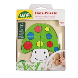 Lena 32138 – Mushroom Wooden Jigsaw Puzzle