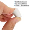 sourcing map 2Pcs Solid Rubber Stoppers, White 10# Tapered Lab