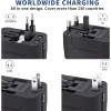 NEWVANGA Travel Adapter with USB C, Universal All in One