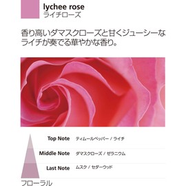 Millefiori Milano Duftstoff Diffusor Sticks Lychee Rose, Fassungsvermögen 250ml, Kopfnoten: Szechuan-Pfeffer, Lychee, 7DDRO