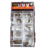 Fat-catz-copy-catz Box of 70 Professional Salon quality Chrome shiny Silver