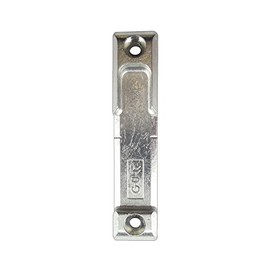 GU Locking plate, Euro fold 18 x 8 mm, for roller pins, folding air 11 mm, end 16 mm