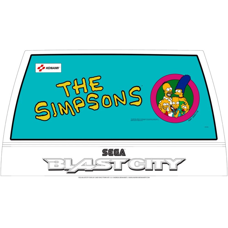 Sega Blast City Arcade Marquee of Your Choosing