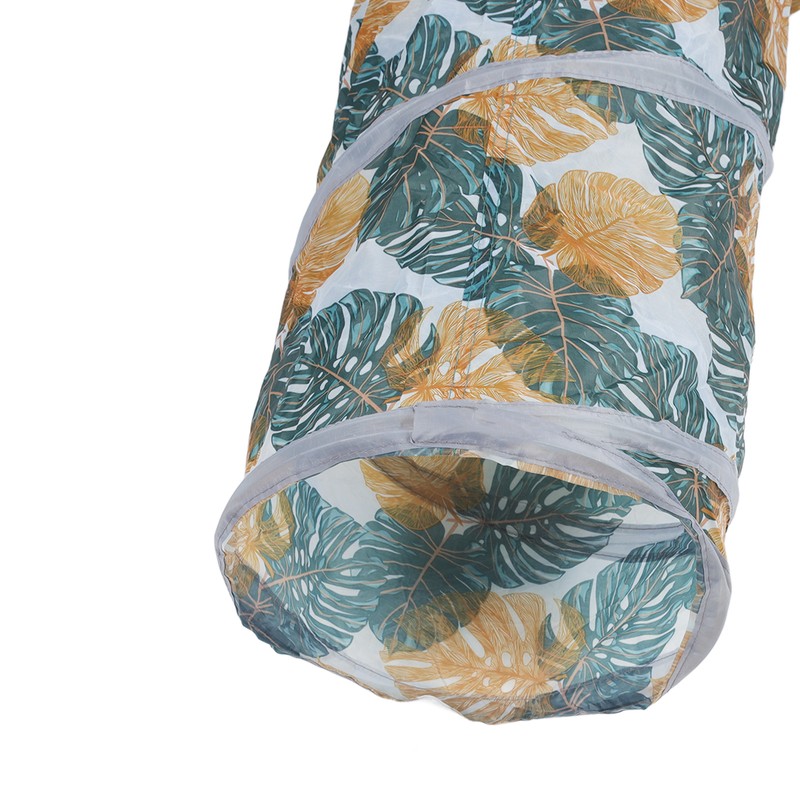 Cat Tunnels Collapsible Printed 4 Way Cat Tube with Storage
