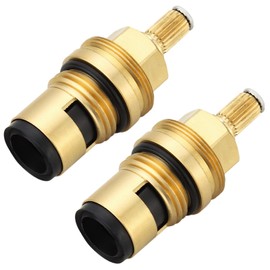 Ceramic Cartridge for Grohe 45882000 45883000, 1/2″ Cold Hot Ceramic Cartridge, Faucet Cartridge Replacement Assembly, Brass