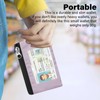 ZHOMA Minimalist RFID Blocking Wallet with Lanyard, Functional ID Case