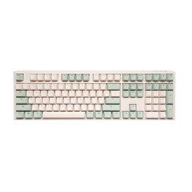 Ducky One 3 Matcha 100% Mechanical Keyboard: Quack Mechanics Dampening, Hot-Swappable Cherry MX Brown Switches, High-Density PBT Tripleshot Keycaps, no RGB, US