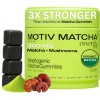 Motiv Matcha- Mushrooms Gummies, 300 MG Concentrate Organic Matcha Green Tea