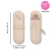 Funda para brochas de maquillaje con broche Estuche organizador de