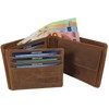 myledershop Genuine Buffalo Full Leather Wallet / Purse / Wallet