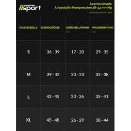 Relaxsan Compression Stockings for Men and Women, Sports Compression Socks, 18-22 mmHg, Made in Italy, 806, Yellow/black