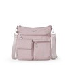 Baggallini Women's Modern Everywhere Slim Crossbody, Blush Shimmer
