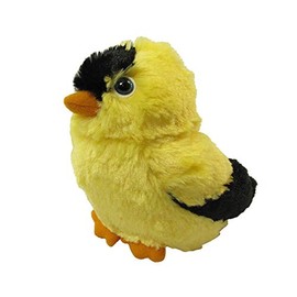 WISHPETS Goldfinch Stuffed Animal Plush Toy for Kids - 6" Backyard Birds Goldfinch